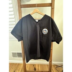 Genuine Merchandise (STARTER) By Cherokee Uniforms 2000 NY METS Scrubs RARE XL￼